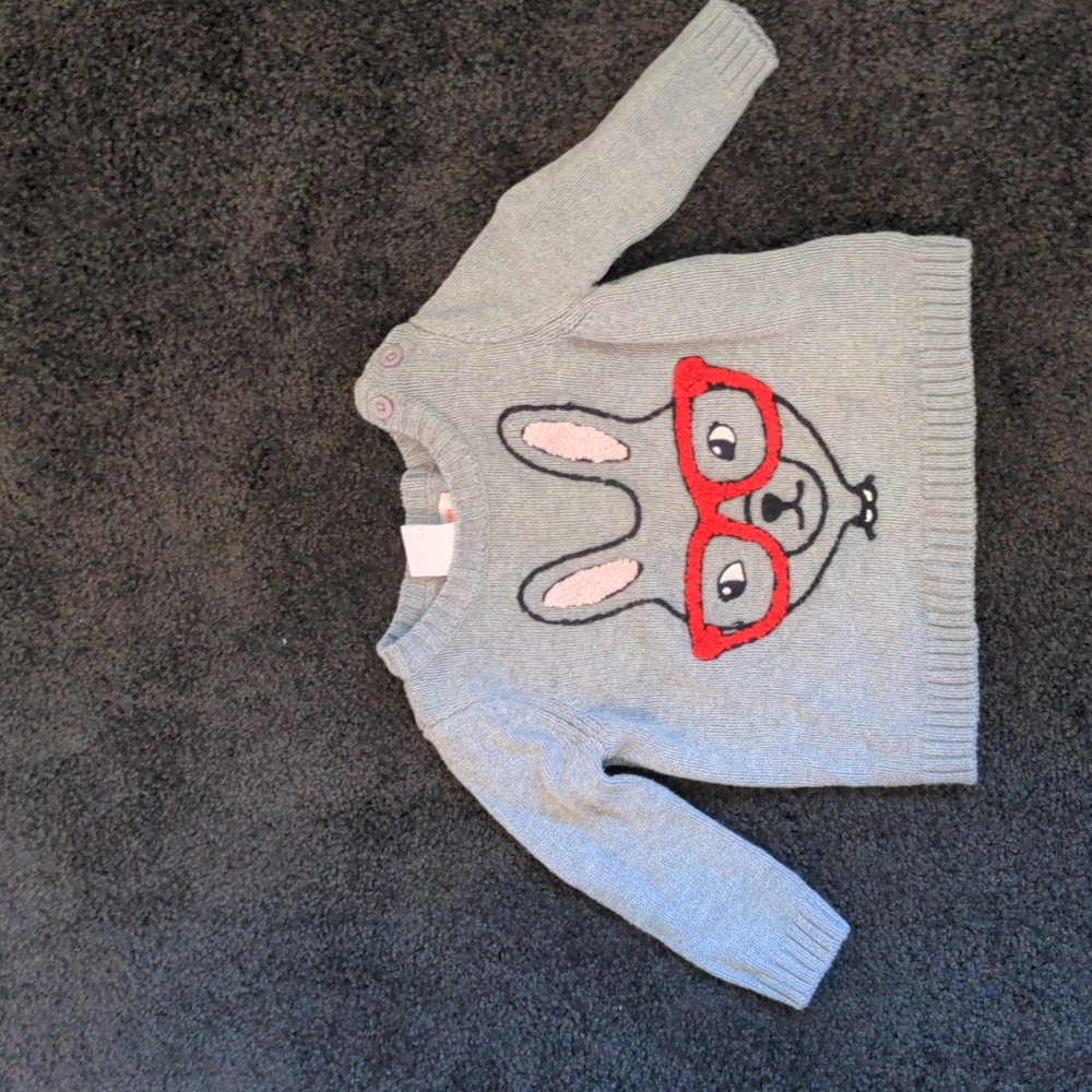 Joe fresh sweater, jumper rabbit 3-6 mths